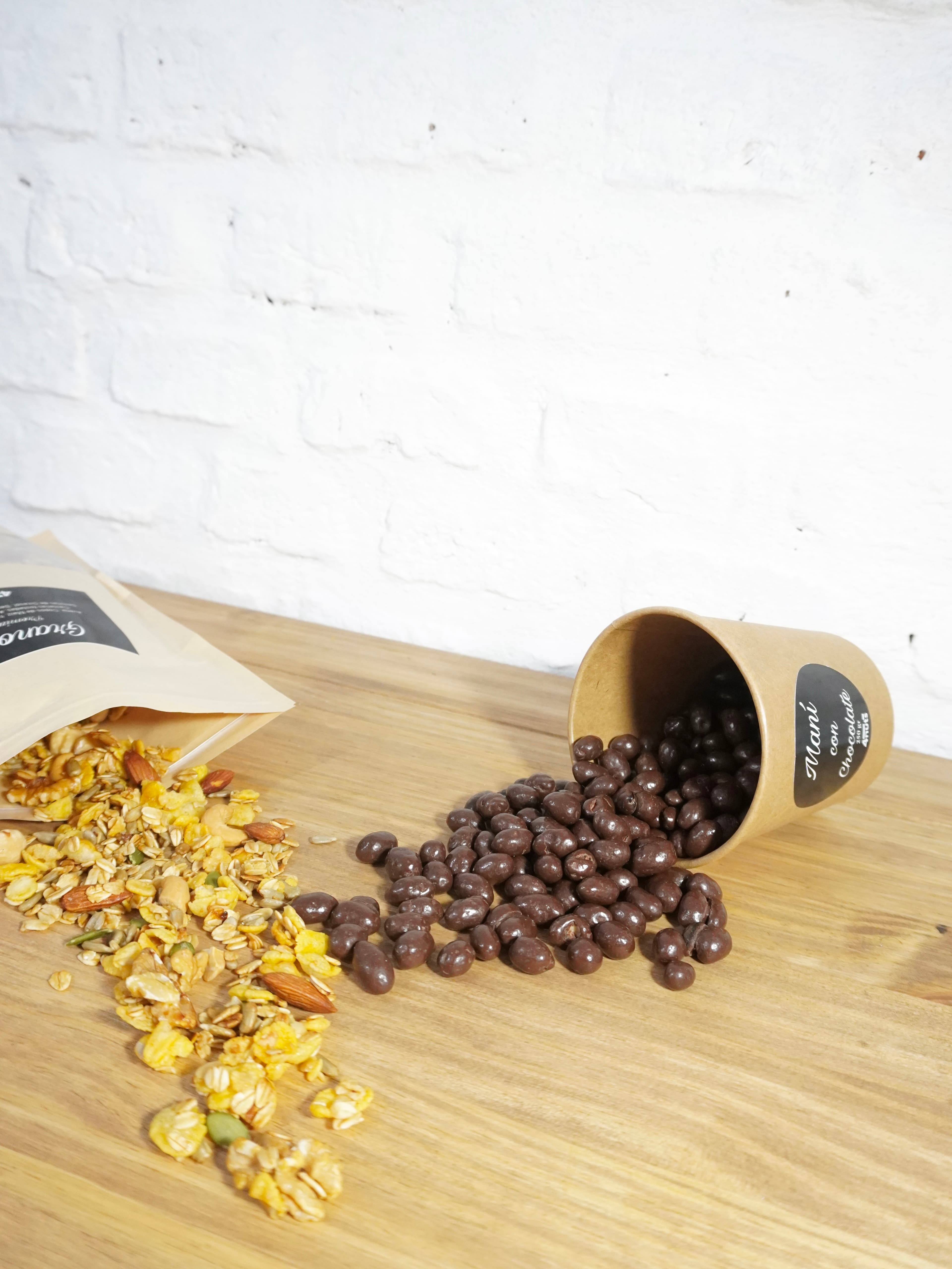 Granola y maní